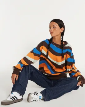 Ammaria Jumper in Wavy Rainbow