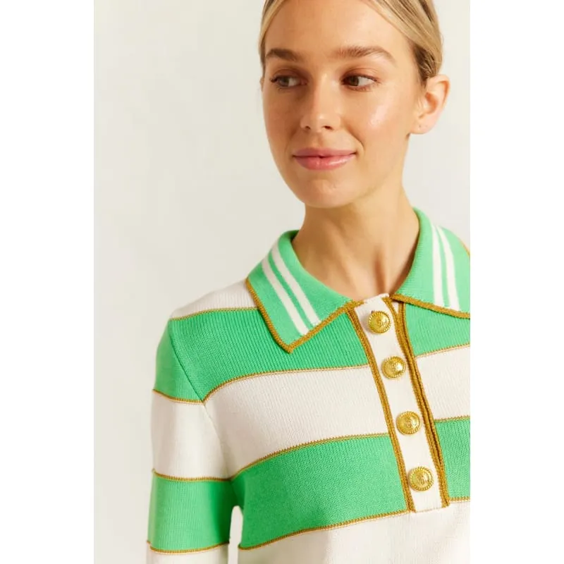 Amalfi Polo Sweater | Meadow