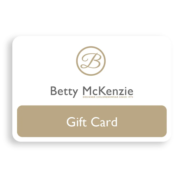 Betty McKenzie Gift Voucher, £5 to £100 available