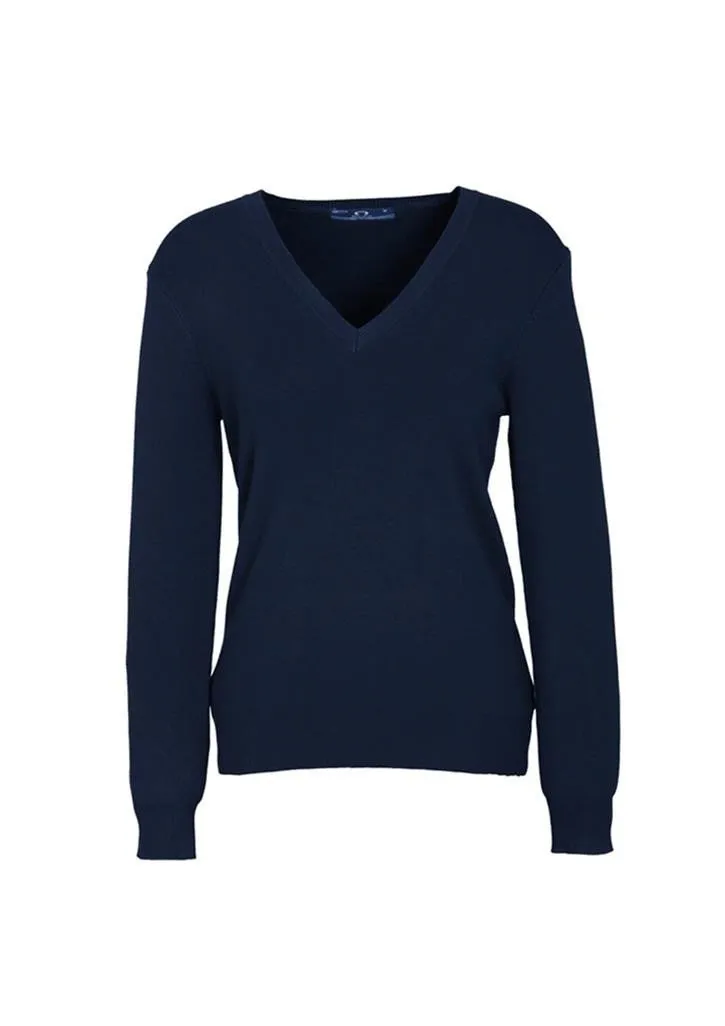 Biz Collection Womens V-Neck Knit Pullover (LP3506)