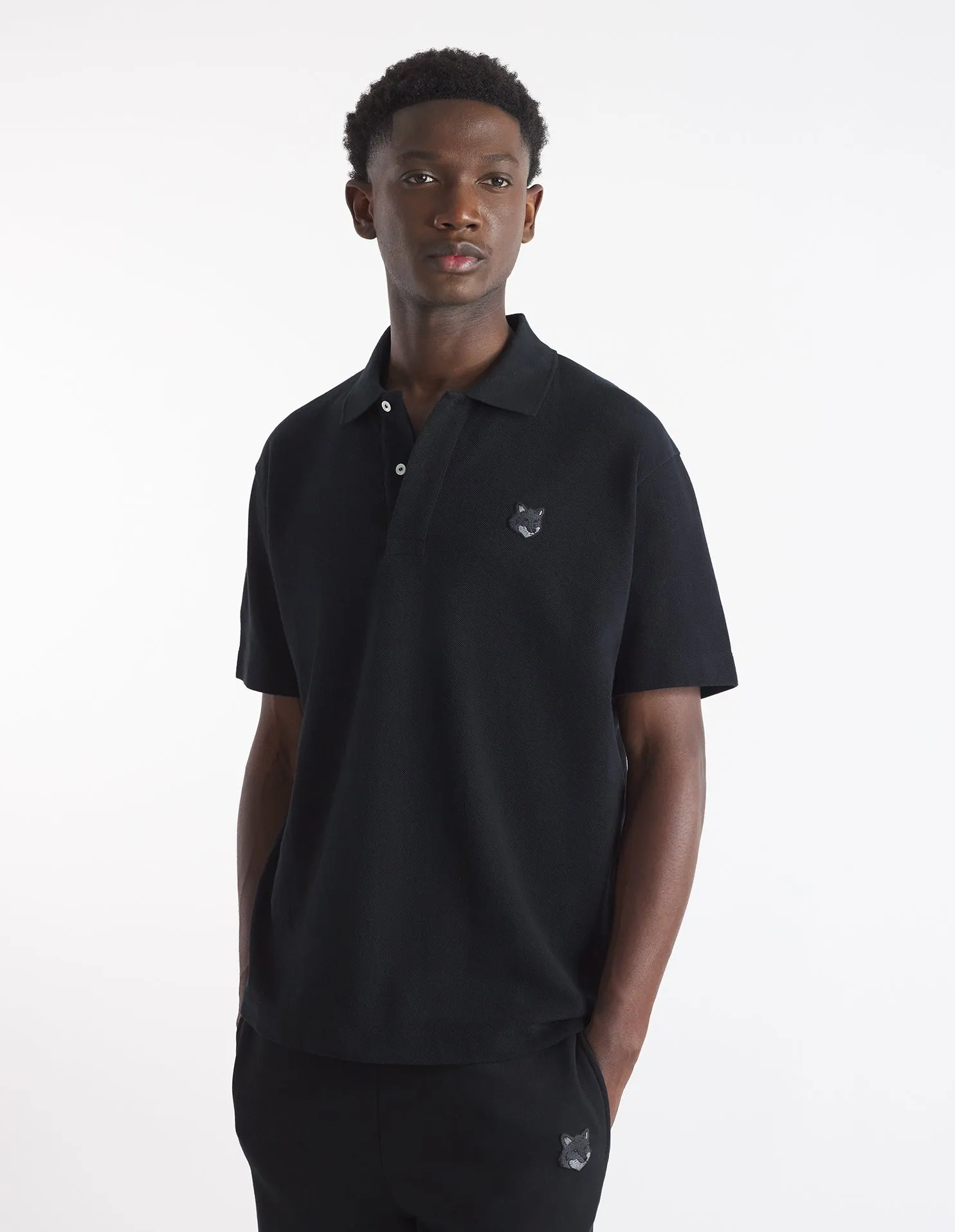 Bold Fox Head Patch Comfort Polo