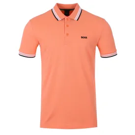 BOSS Paddy Polo Shirt in Coral