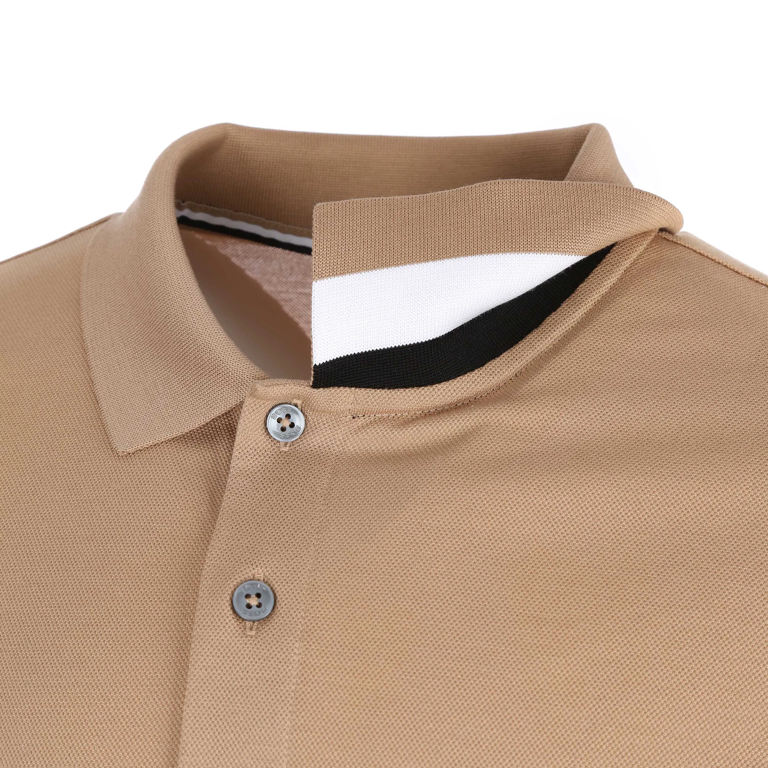 BOSS Parlay 147 Polo Shirt in Medium Beige