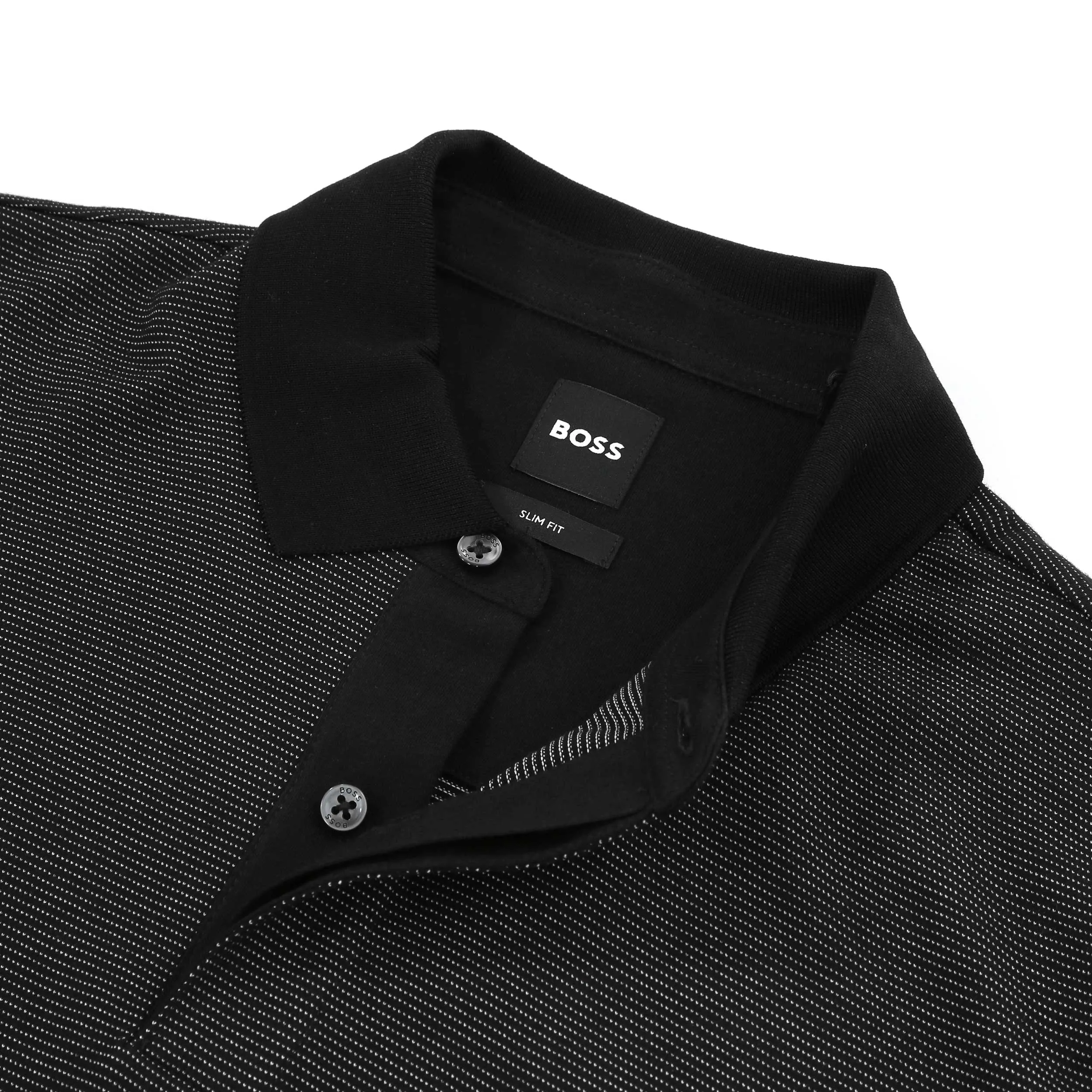 BOSS Penrose 44 Polo Shirt in Black