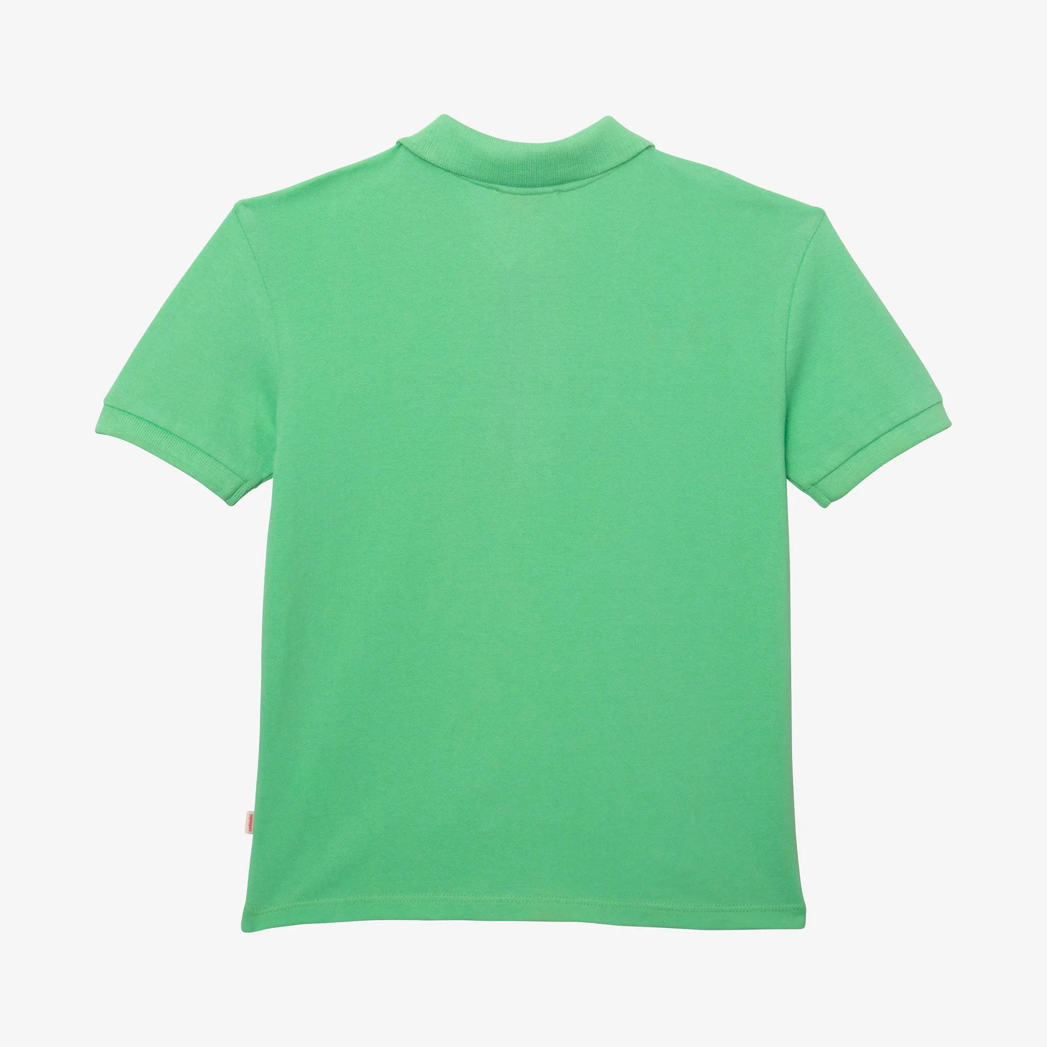 Boys' green polo shirt