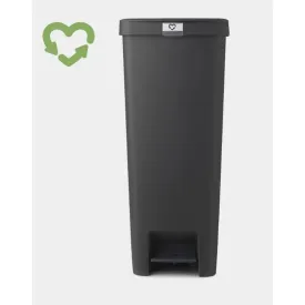 Brabantia Stepup Pedal Waste Bin - 40 Litre - Dark Grey & Light Grey Available