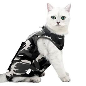 Cat Pet Sterilization Clothing Surgical Gown Anti-Licking Postoperative Clothing Camouflage