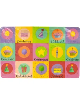 Celebrate Birthday Placemats Set (Available in a pack of 20)