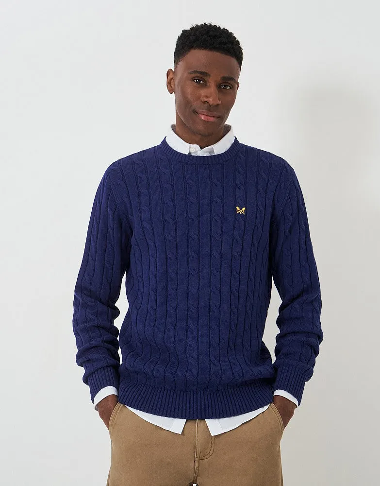 Crew Clothing Oarsman Cable Knit Jumper