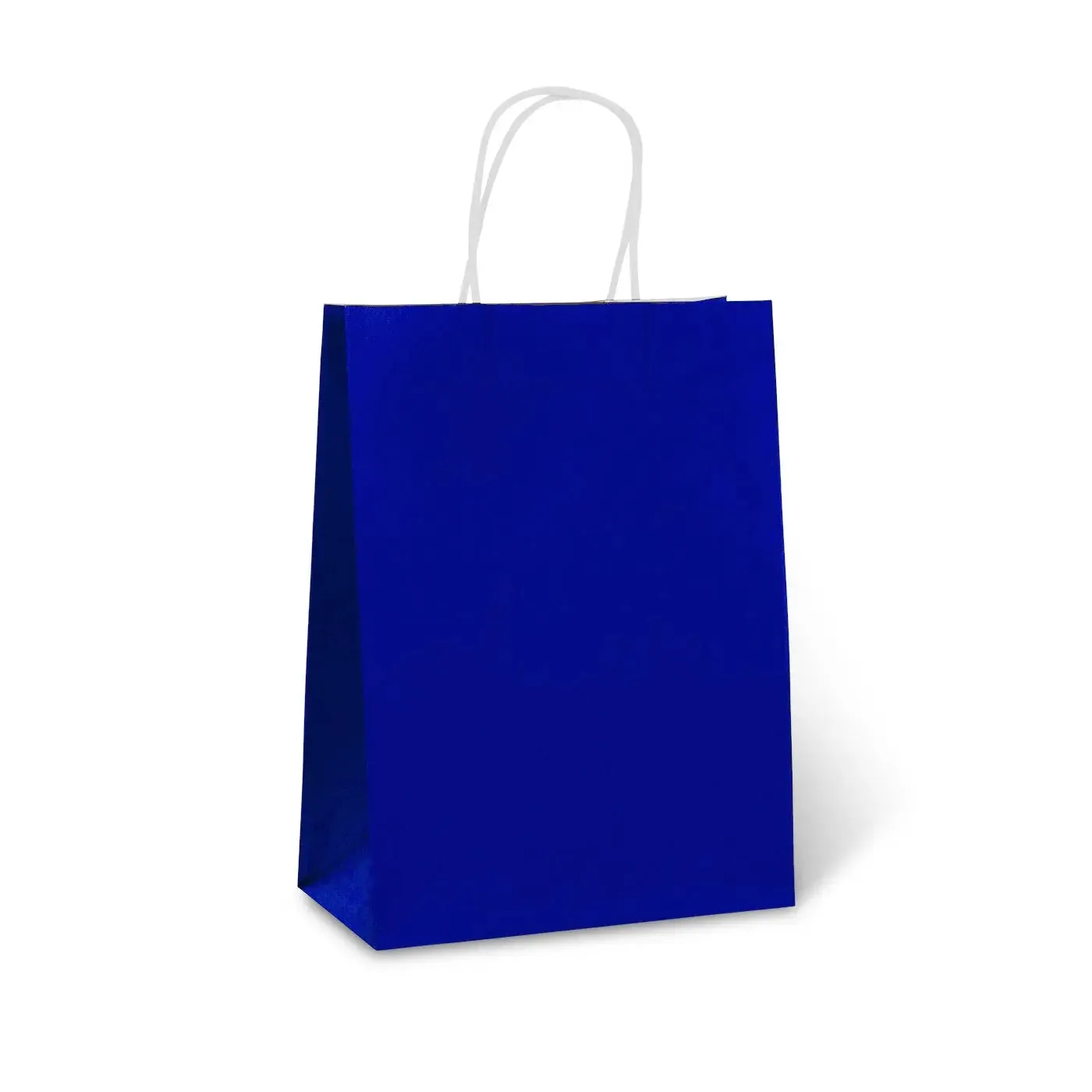 Dark Blue Paper Bag with Handles