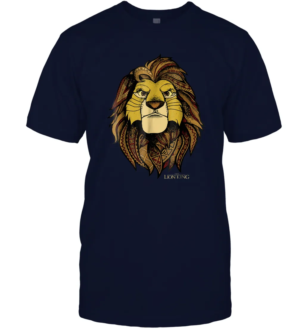 Disney Lion King Noble Simba Men Cotton T-Shirt