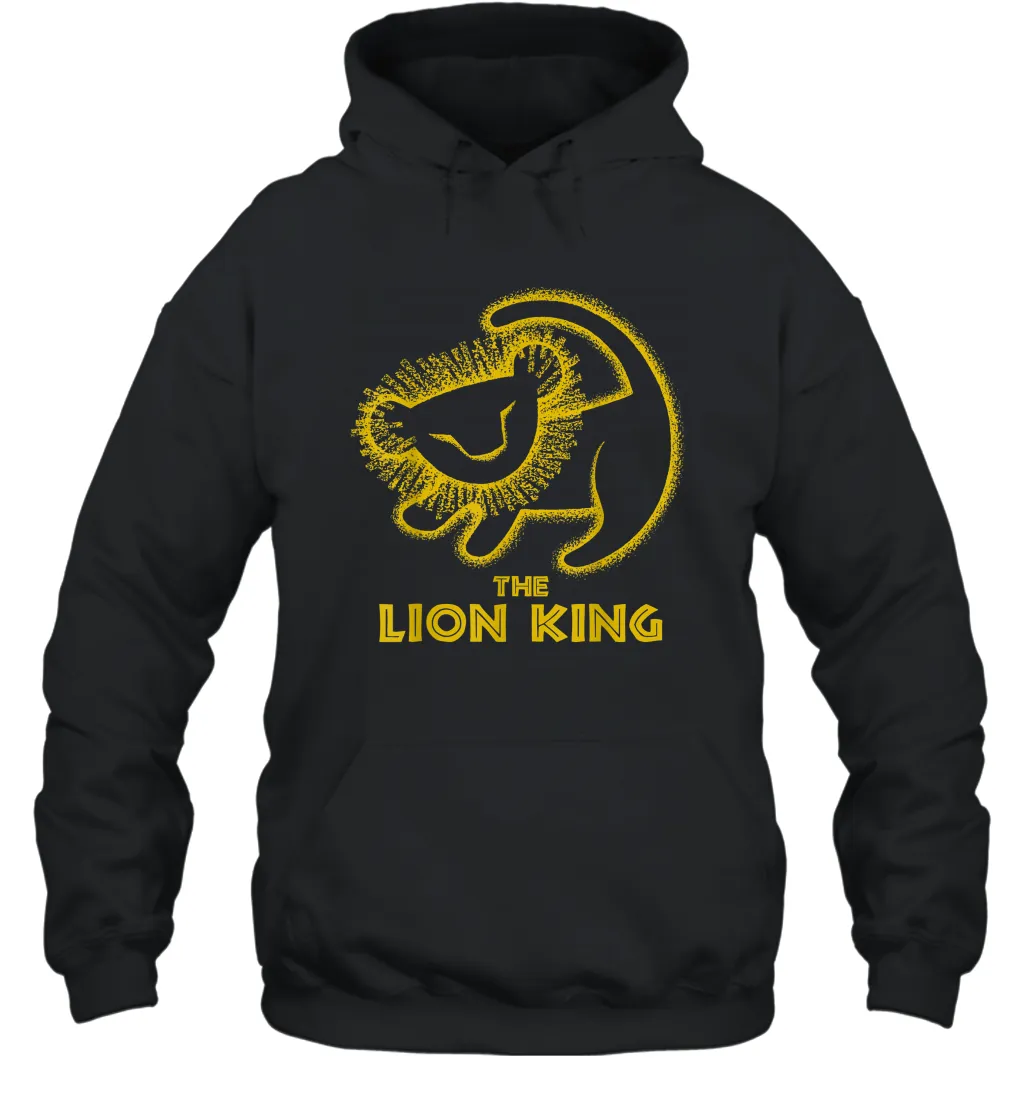 Disney Lion King Simba Cave Painting Unisex Hooded Sweatshirt