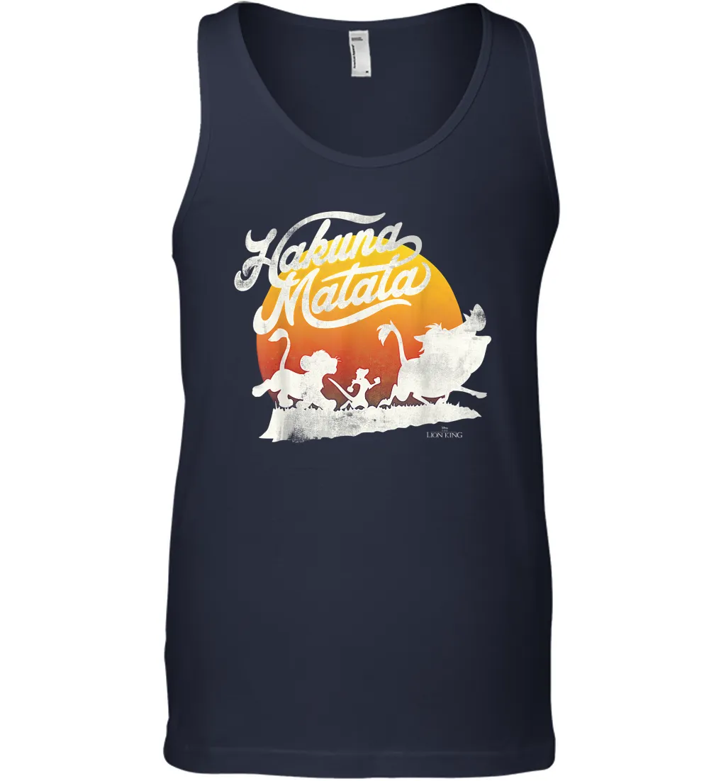 Disney The Lion King Hakuna Matata Sunset Men Cotton Tank Top