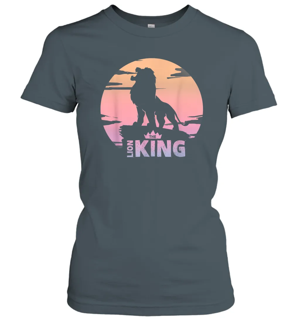 Disney The Lion King Live Action Sunset Pride Rock Poster Women Cotton T-Shirt