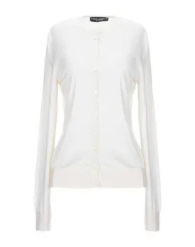 Dolce & Gabbana Women Cardigan Ivory 4 UK