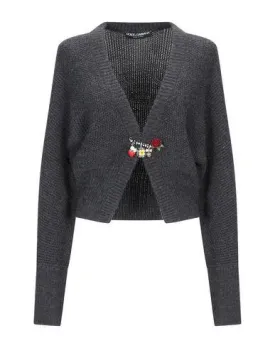 Dolce & Gabbana Women Cardigan Steel grey 14 UK