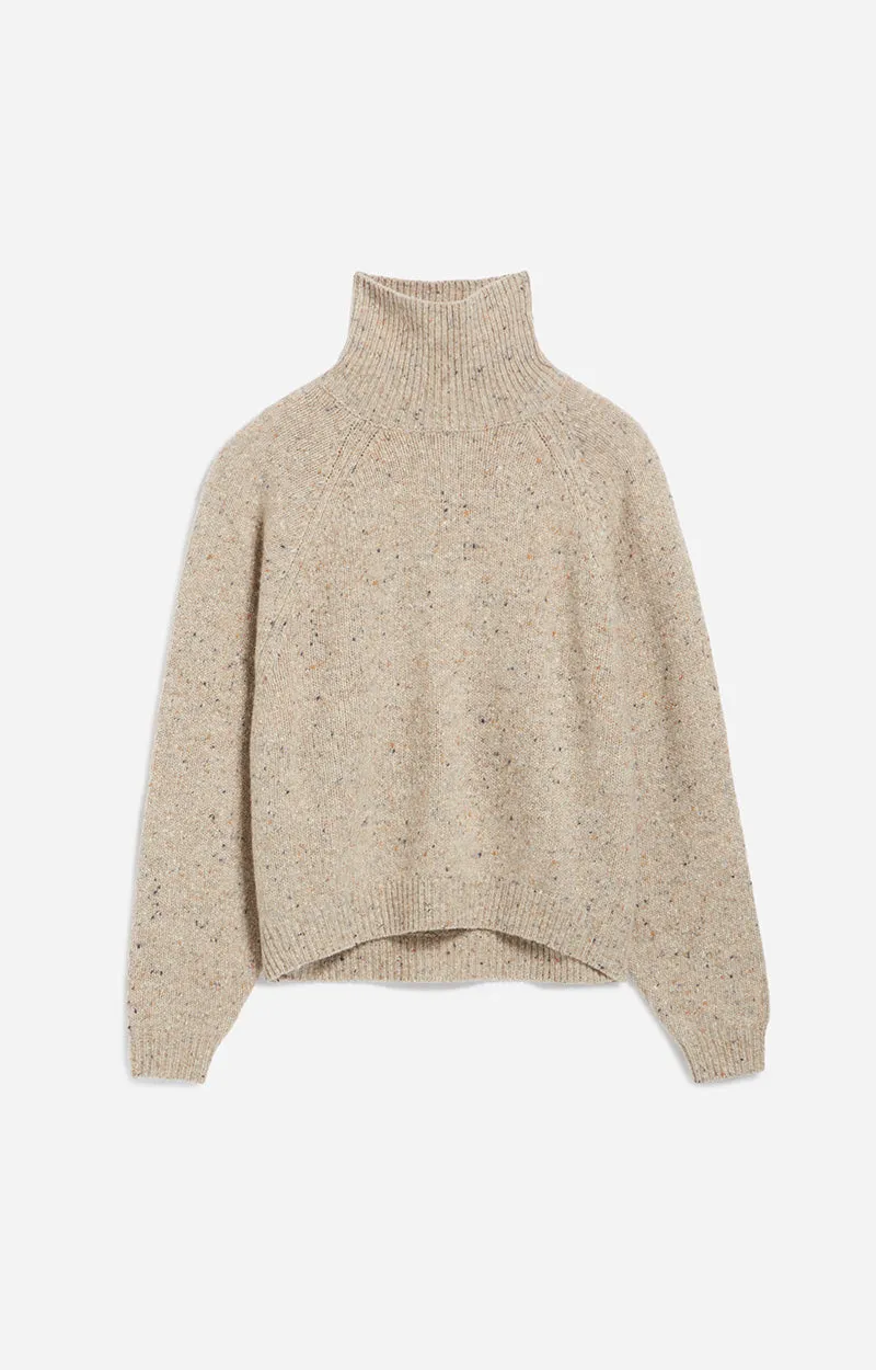 Dotty Jumper in Beige