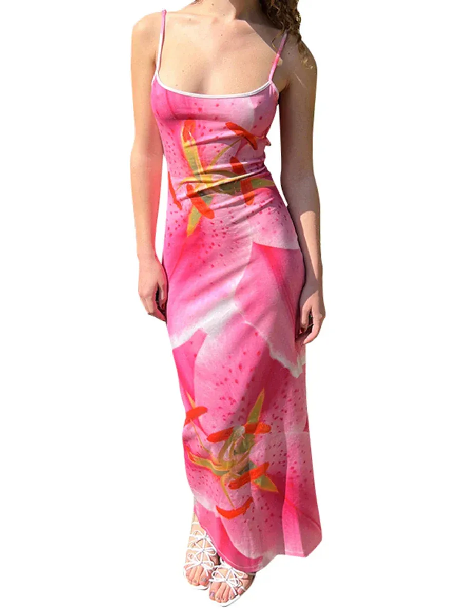 Elegant Fashion Sexy Sleeveless Club Women Maxi Dress