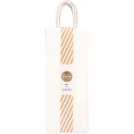 Fancy That Wine Gift Bags Kraft White