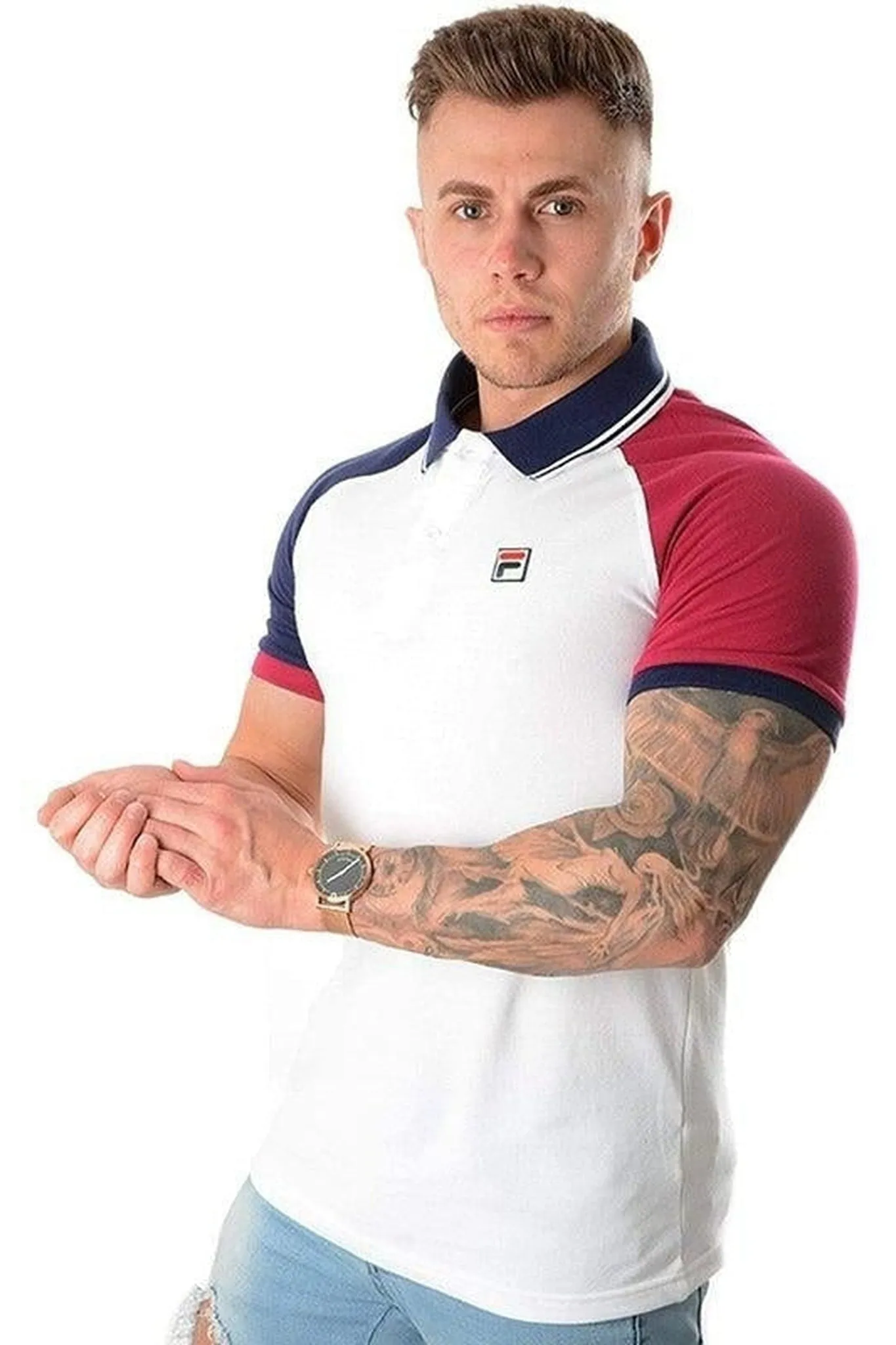 Fila Apollo Polo Shirt White