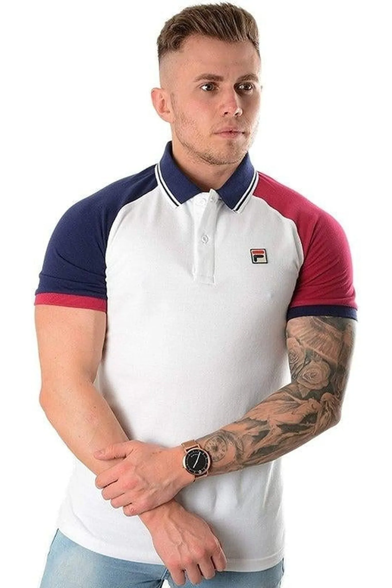 Fila Apollo Polo Shirt White