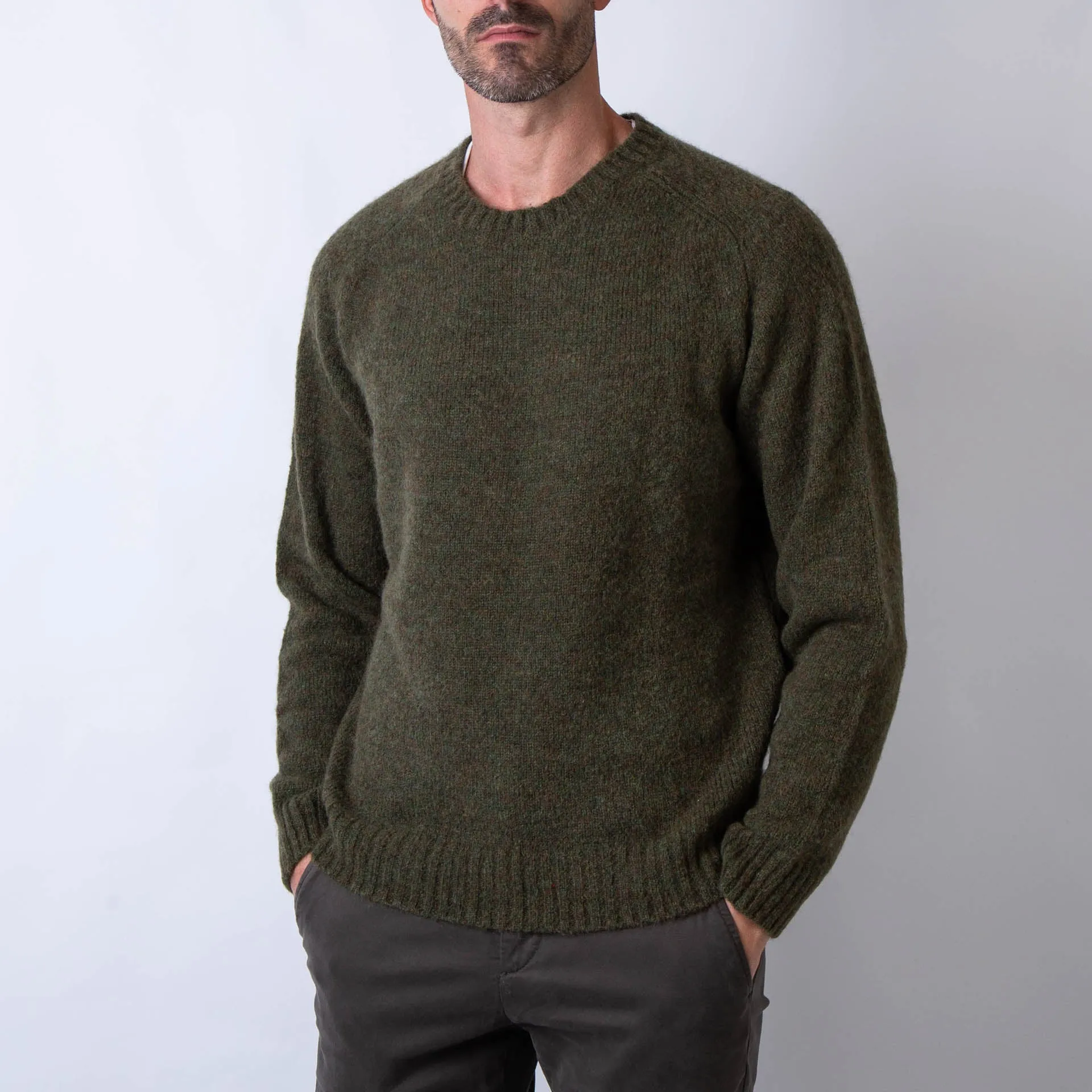 FILIPPO DE LAURENTIIS SWEATER GC3MLM WA5R 570 GREEN