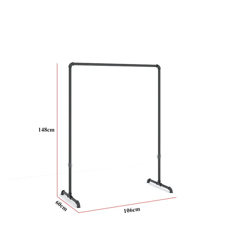 Industrial Pipe Clothing Rack 106(L)X148CM(H)