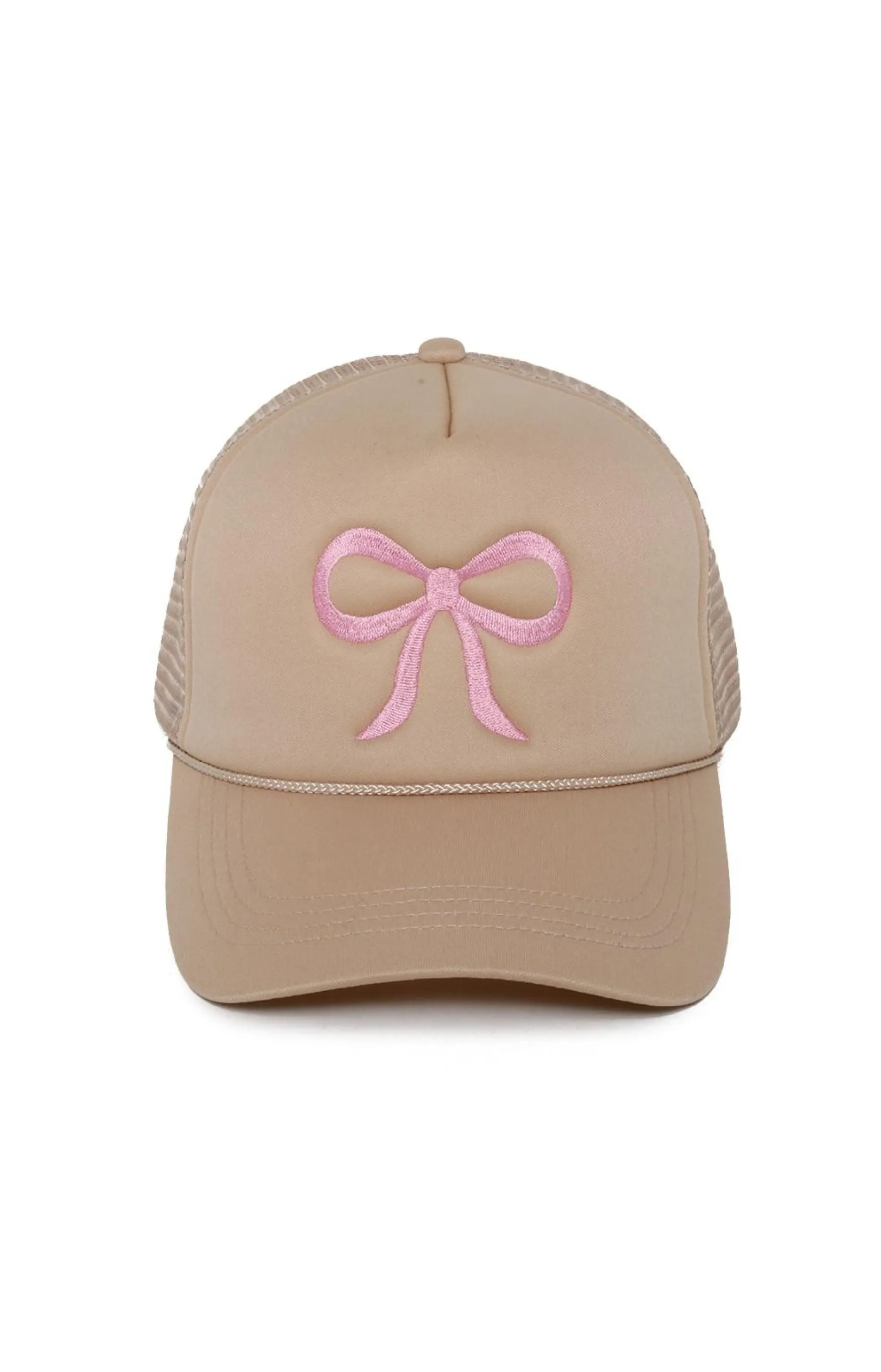 Judson & Co Embroidered Bow Trucker Hat