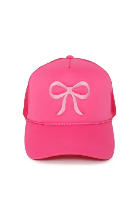 Judson & Co Embroidered Bow Trucker Hat