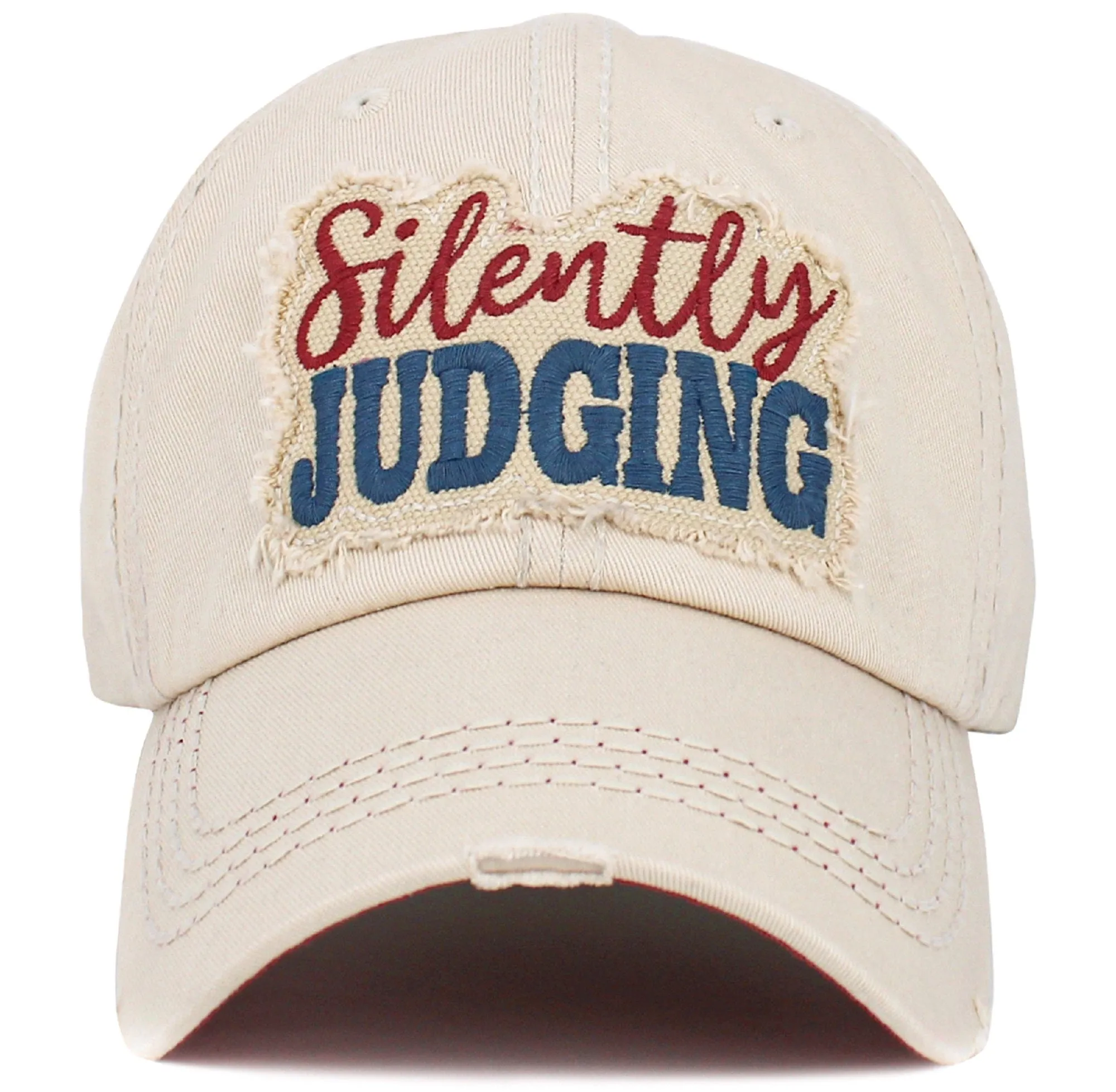 KBV1534 Silently Judging Washed Vintage Cap