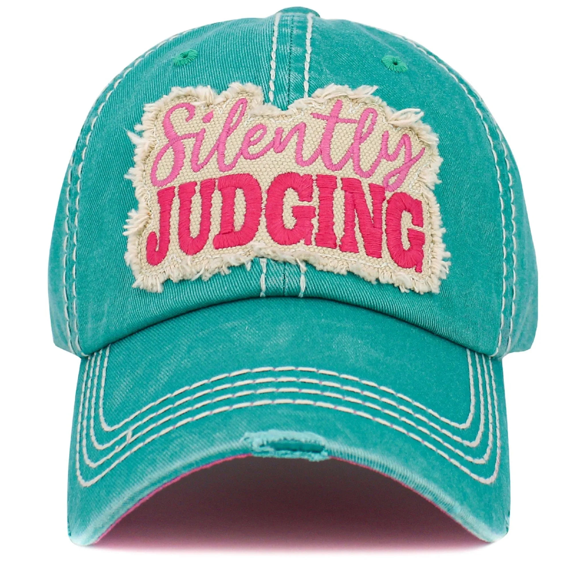 KBV1534 Silently Judging Washed Vintage Cap