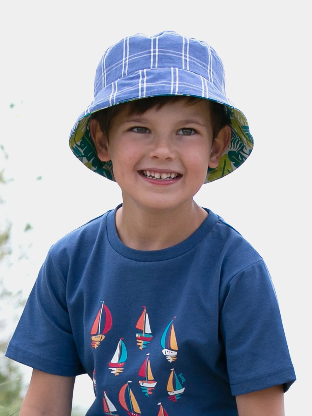 Kite Jungle Sun Hat, Reversible