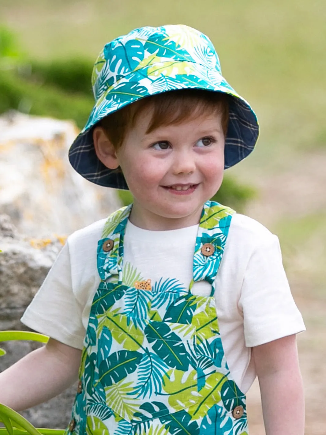 Kite Jungle Sun Hat, Reversible