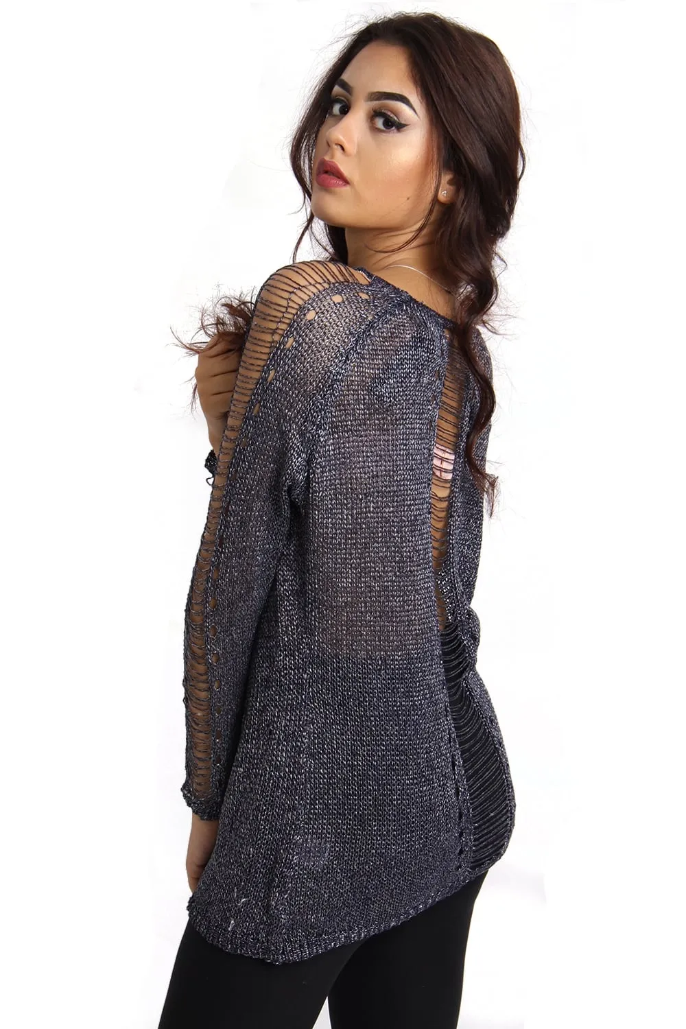 Knitted Soft Cut Out Jumper