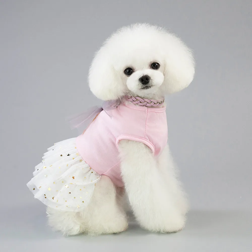 Lady rabbit dress pet clothing