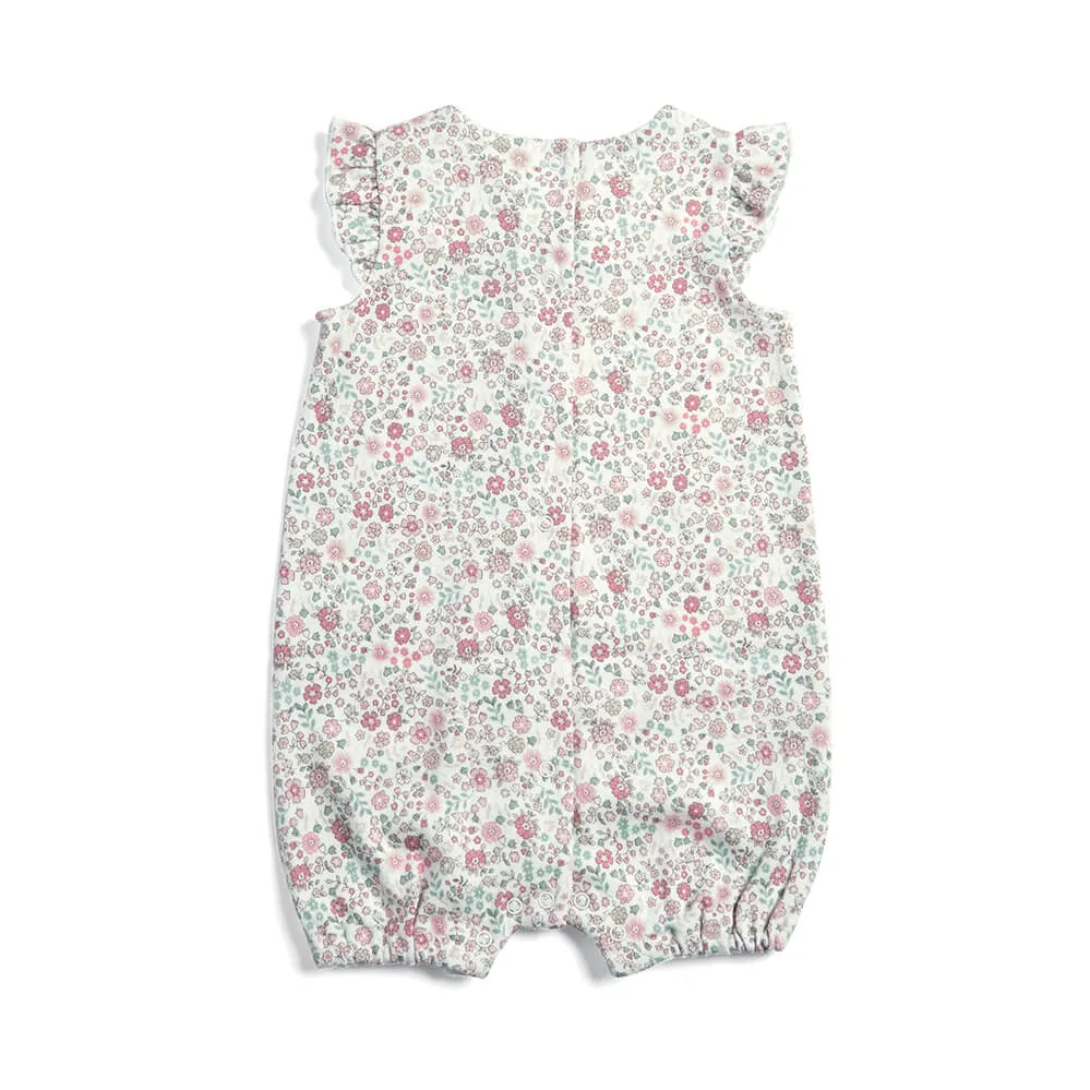 Mamas and Papas Floral Printed Romper