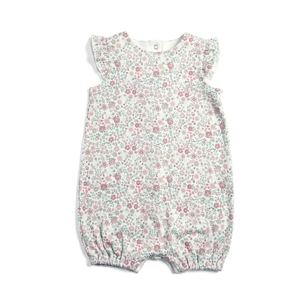 Mamas and Papas Floral Printed Romper