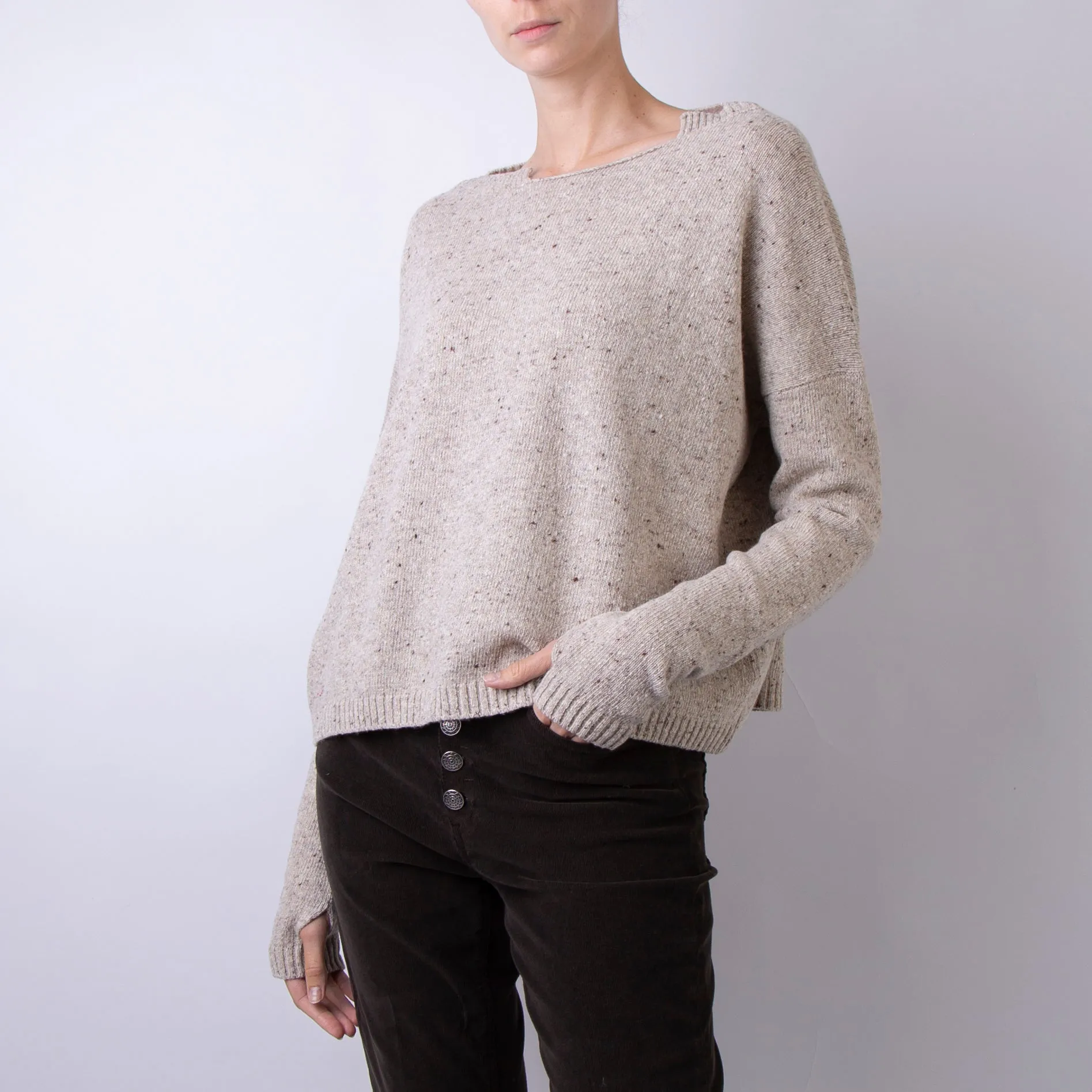 MA'RY'YA SWEATER YNK082 F2 BEIGE