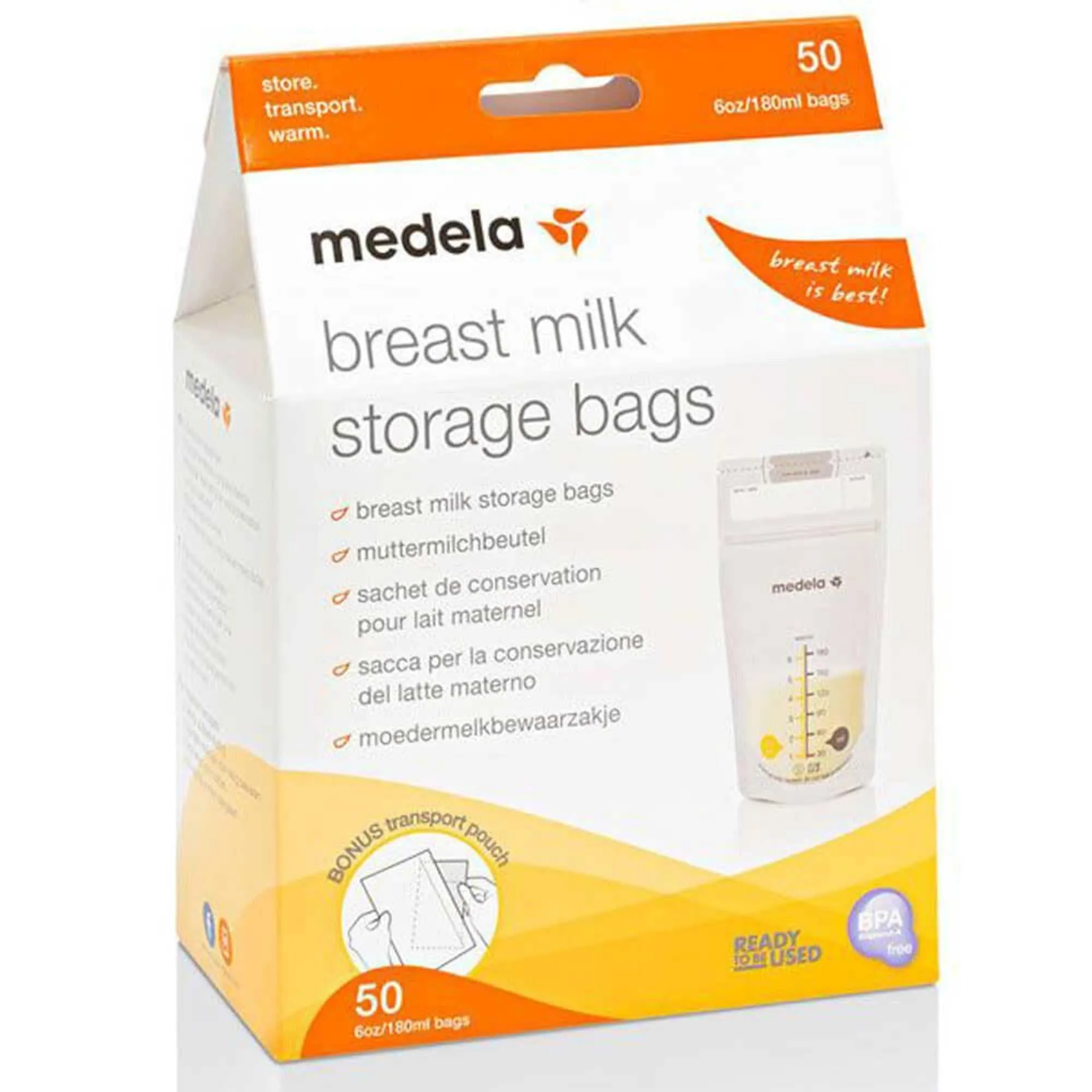 Medela Breast Milk Storage Bags (50 Bags)