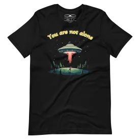 Men's Alien Abduction You Are Not Alone Graphic T-Shirt