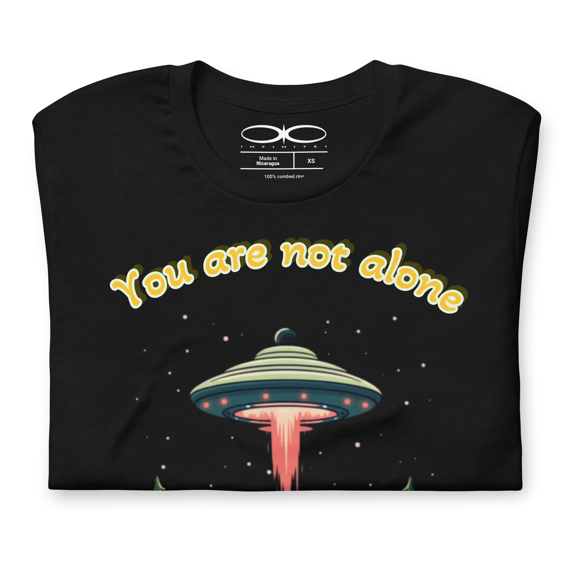 Men's Alien Abduction You Are Not Alone Graphic T-Shirt