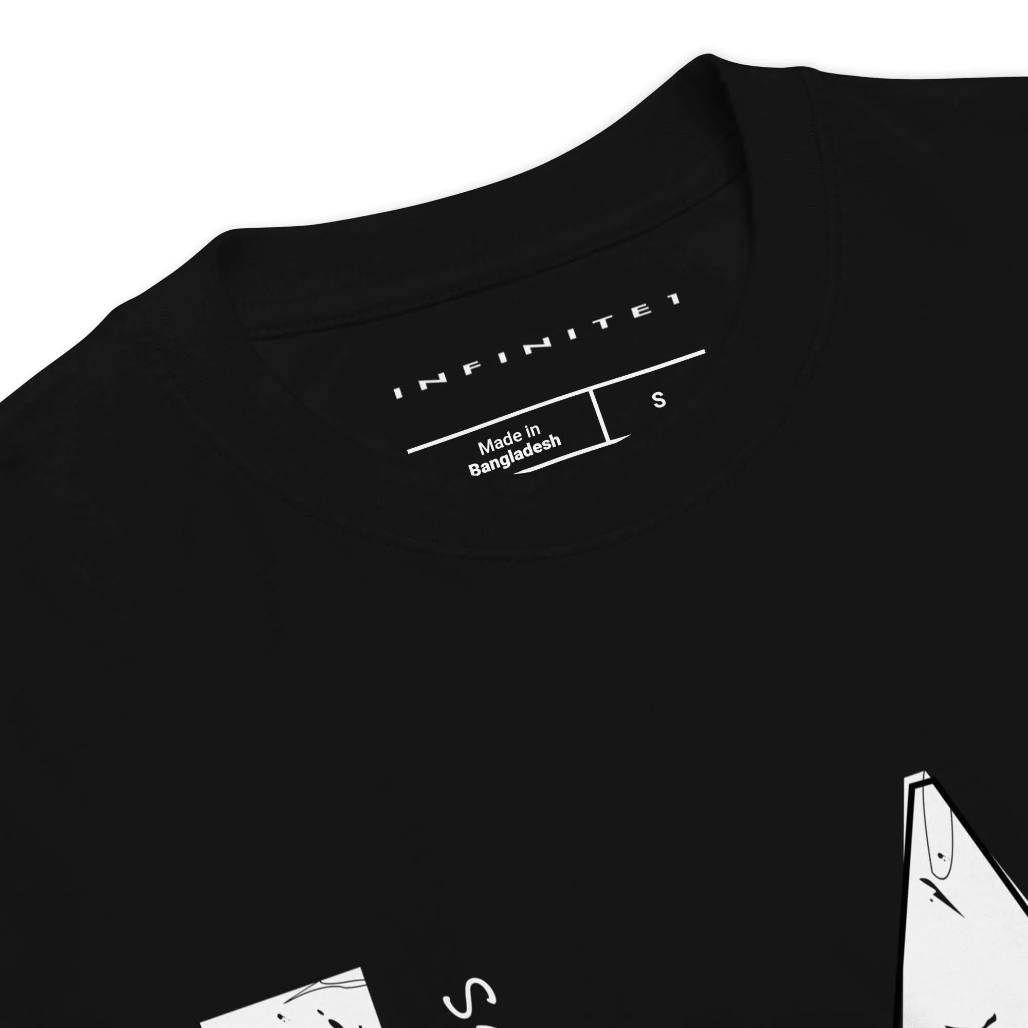 Men's Black City Culture Theme Graphic Tee