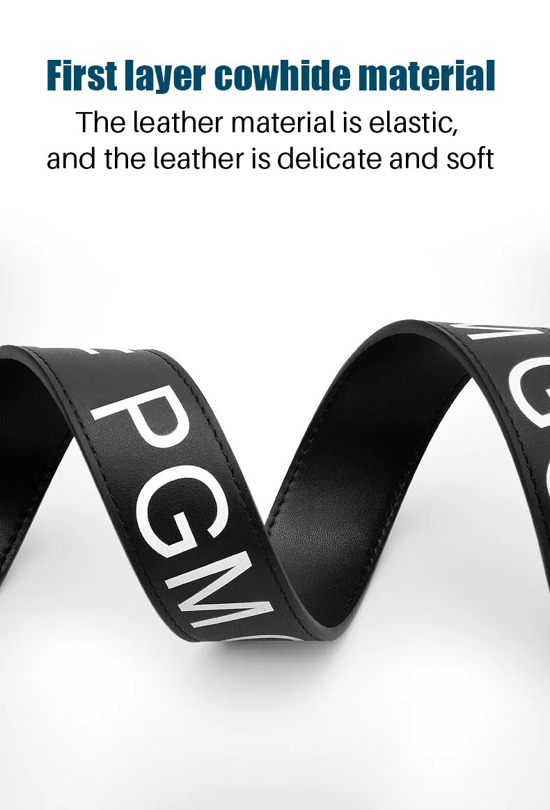 Men's Genuine Leather Golf Belt