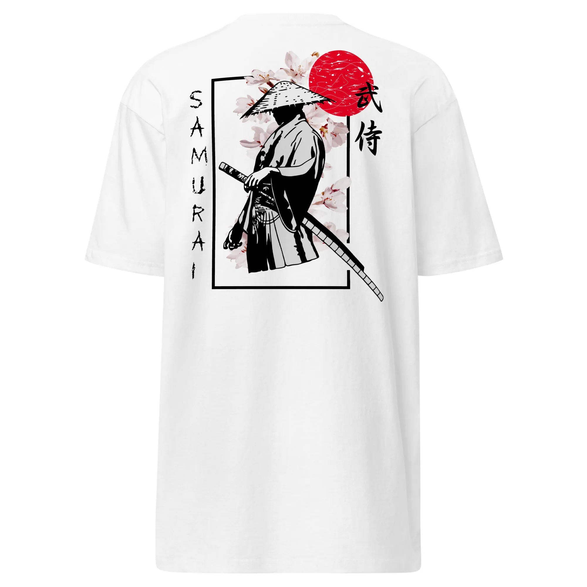 Men’s Japanese Samurai Culture Theme Graphic Tee