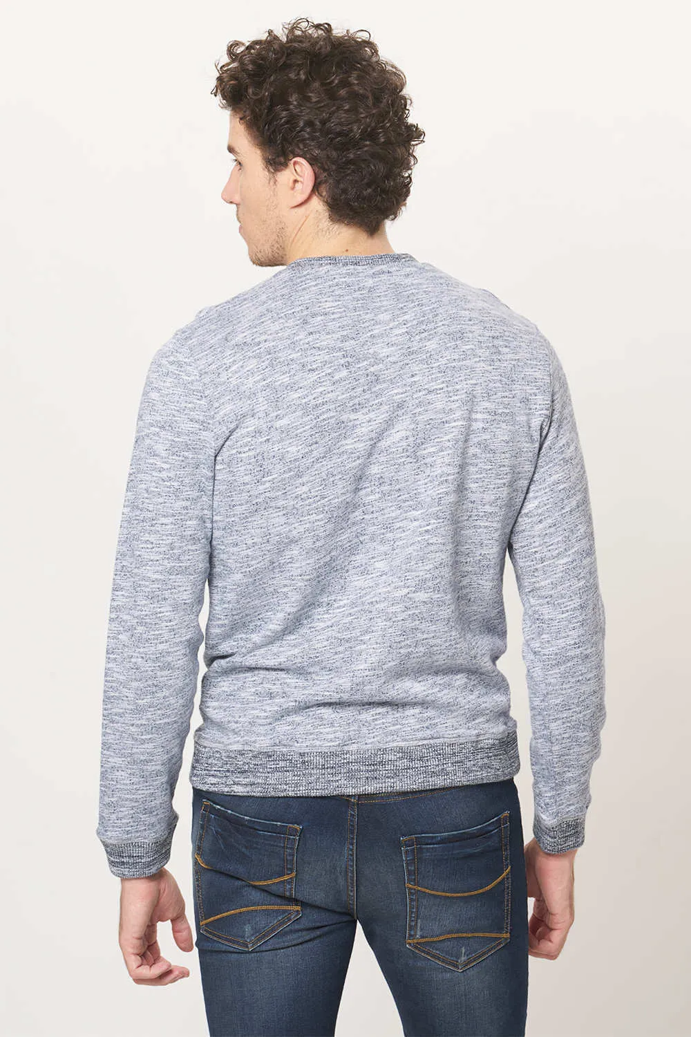 Muscle Fit Henley Pullover