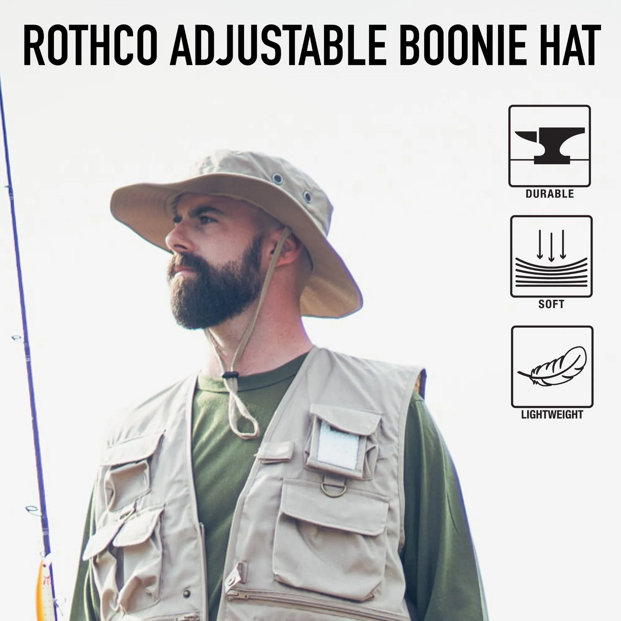 Navy Blue - Adjustable Boonie Hat