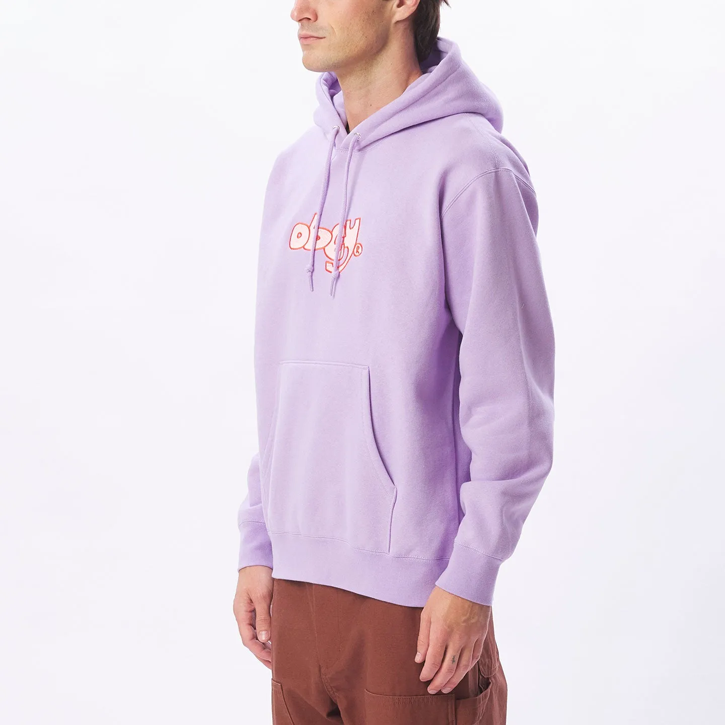 Obey Tag Pullover Hoodie - Digital Lavender