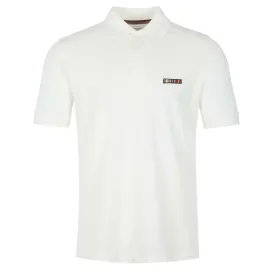 Paul Smith Multi Stripe Emb Polo Shirt in White