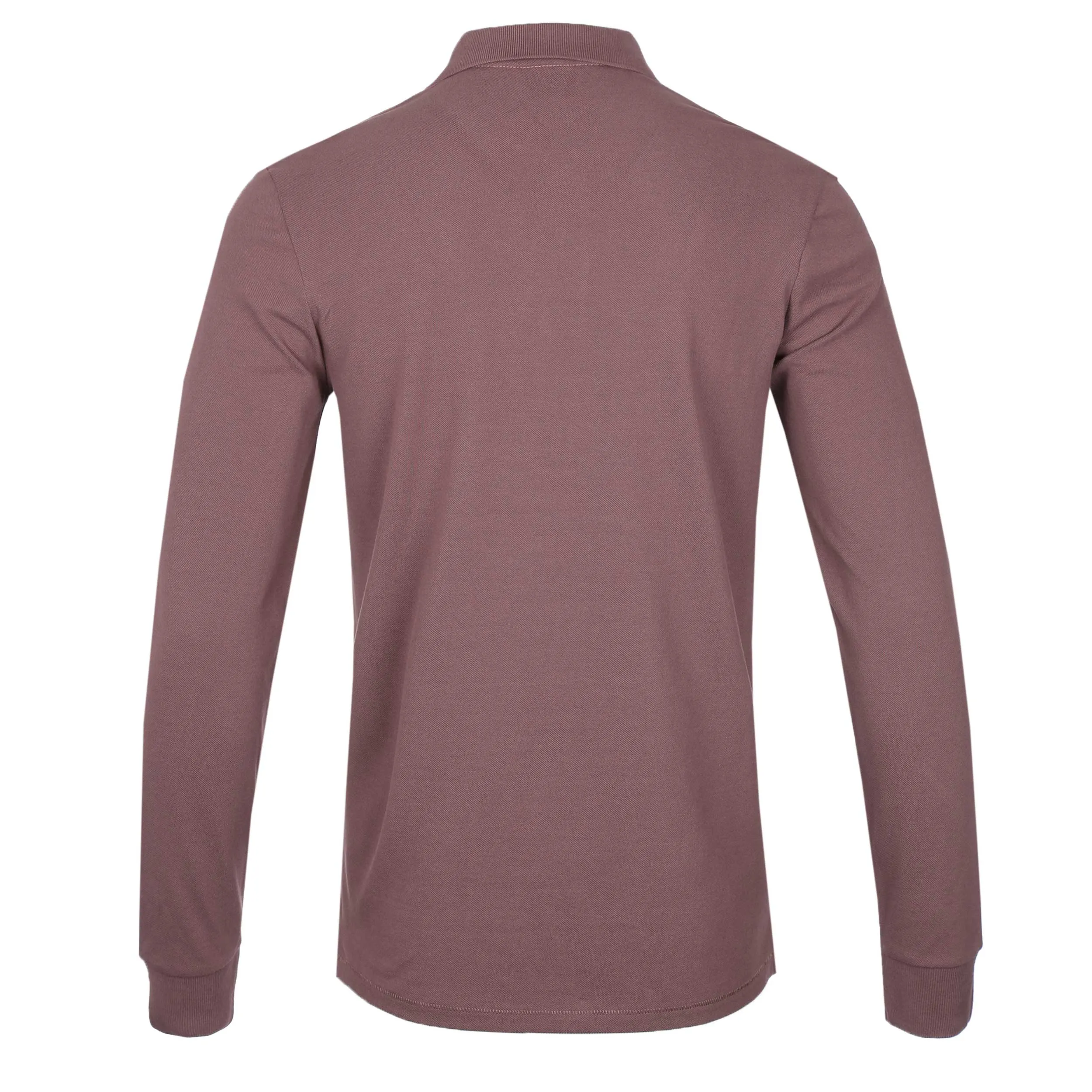 Paul Smith Zebra Badge LS Polo Shirt in Plum