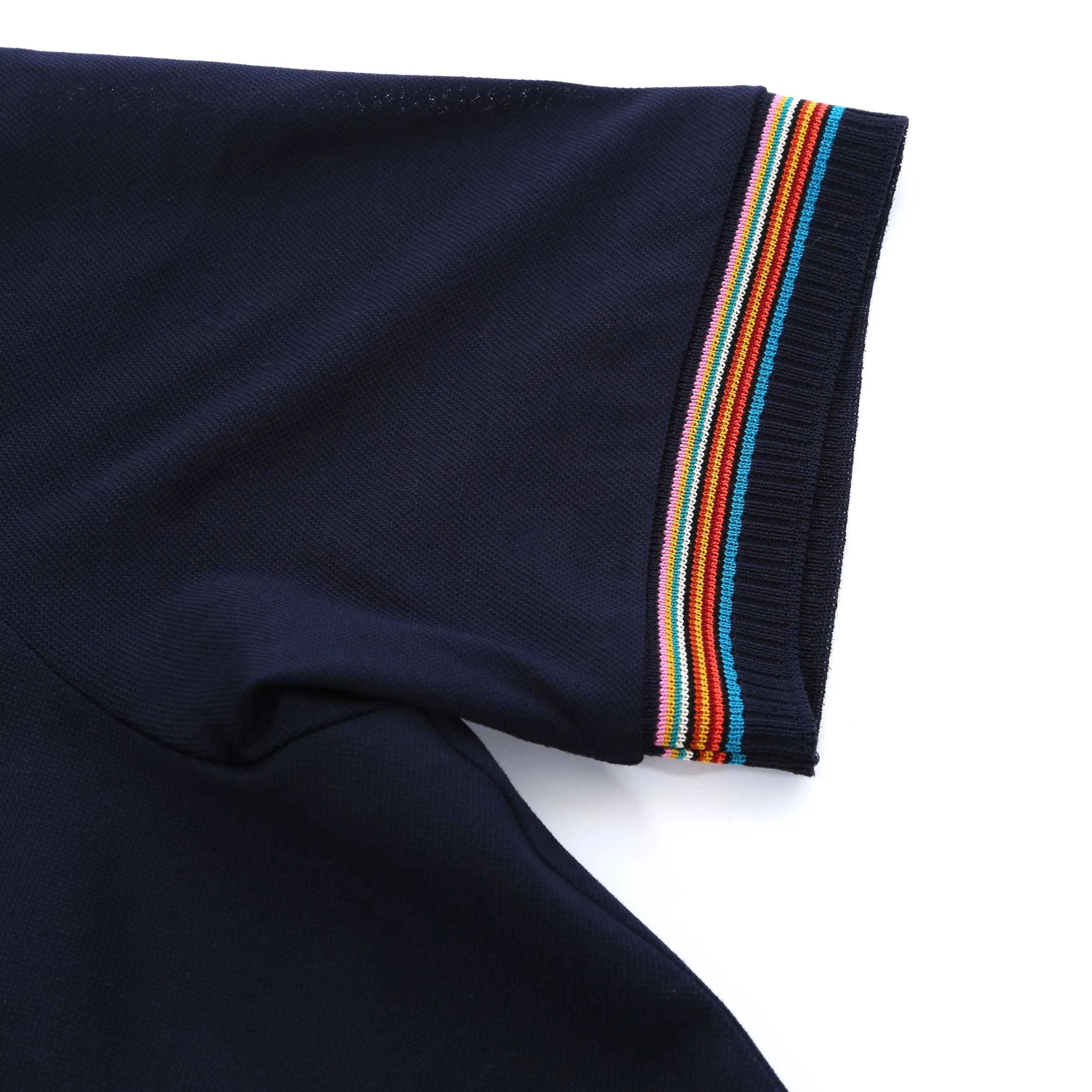 Paul Smith Zip Polo Shirt in Navy